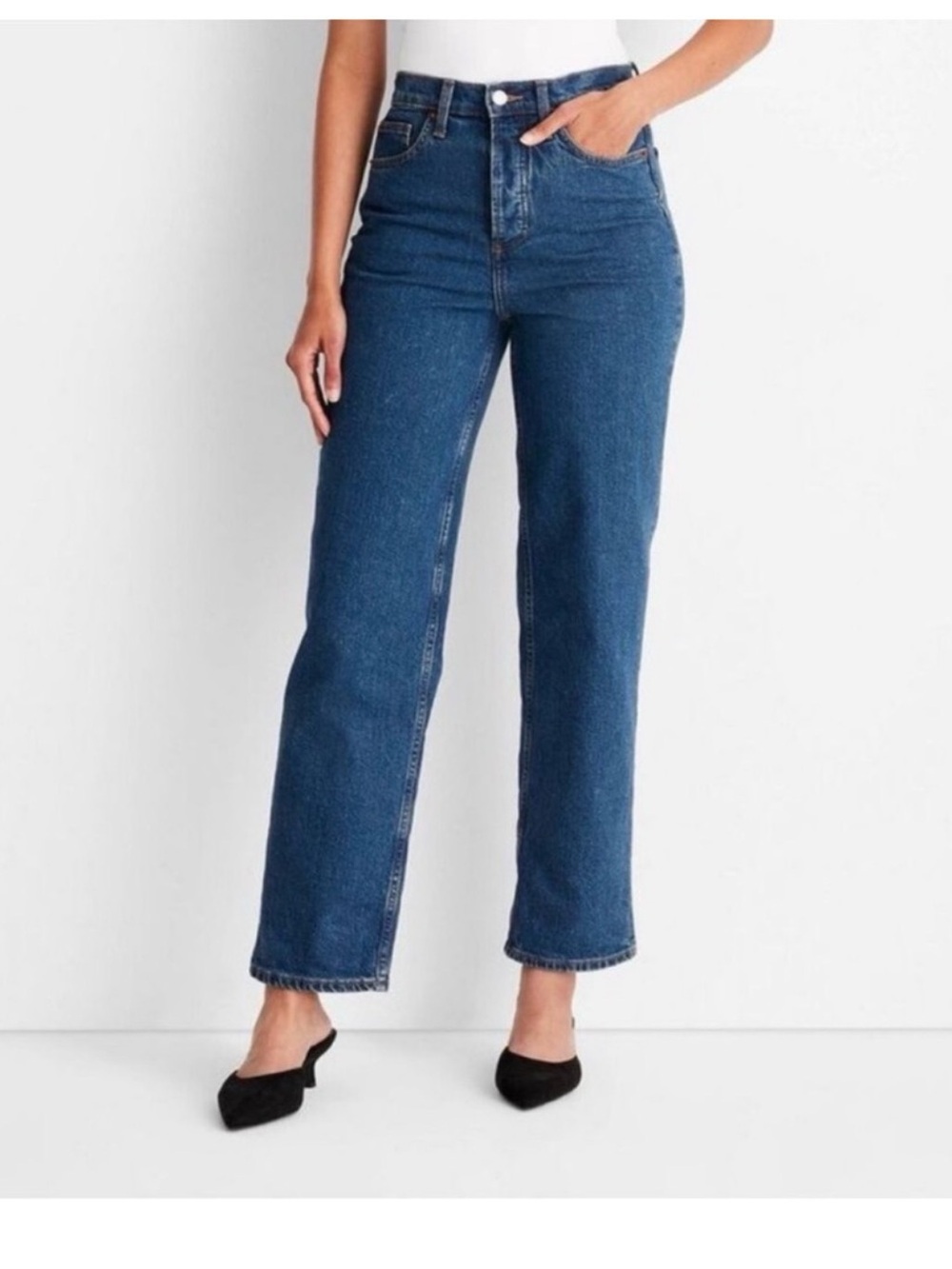 Women's Highest-Rise
Straight Ankle Jeans - Universal Thread™ Blue 16